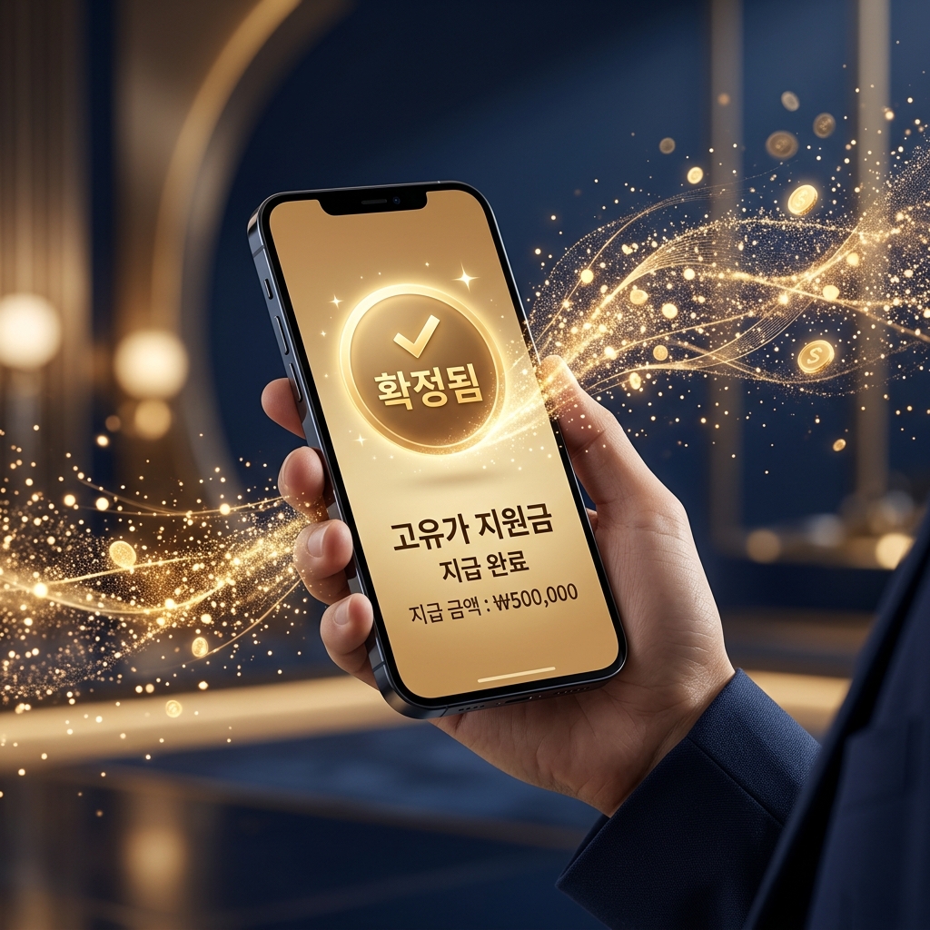 정부의 2026년 고유가 피해지원금 디지털 지급 프로세스 시뮬레이션