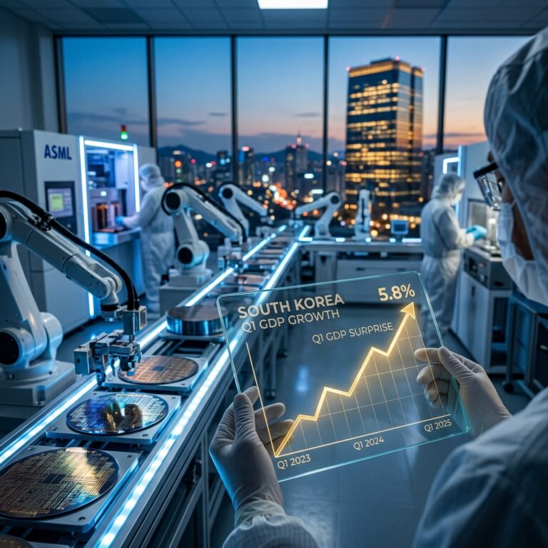 반도체가 끌어올린 한국 경제, 1분기 GDP '깜짝 성장'... 장기 저성장 터널 탈출하나