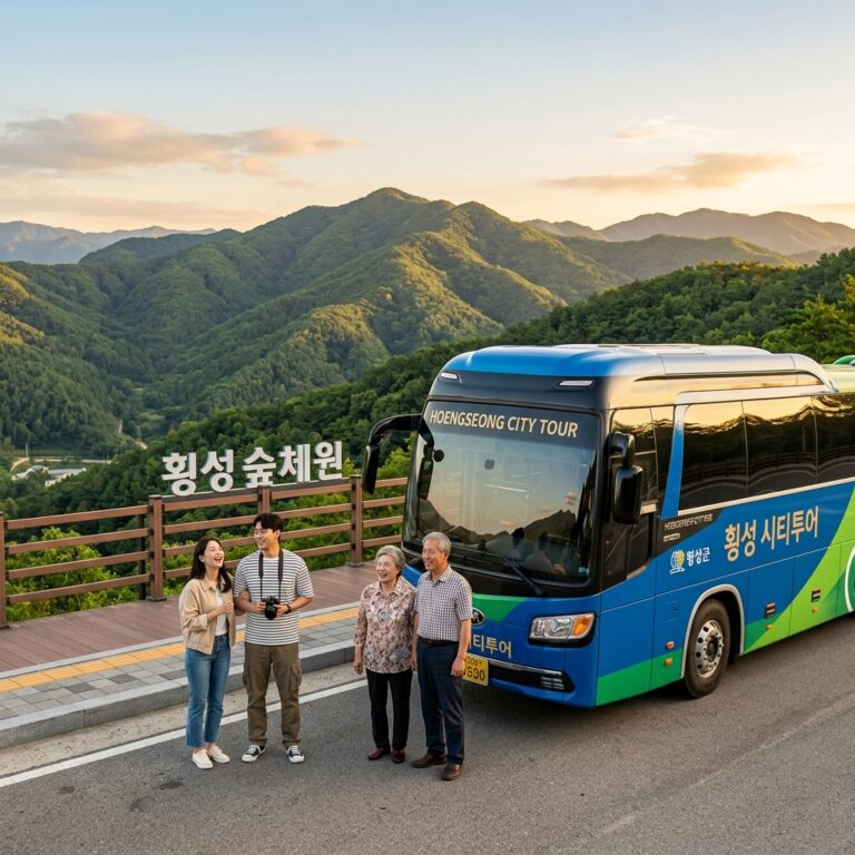 횡성 시티투어 본격 운영 시작... '한우'와 '숲체원'을 잇는 힐링 여행의 정점