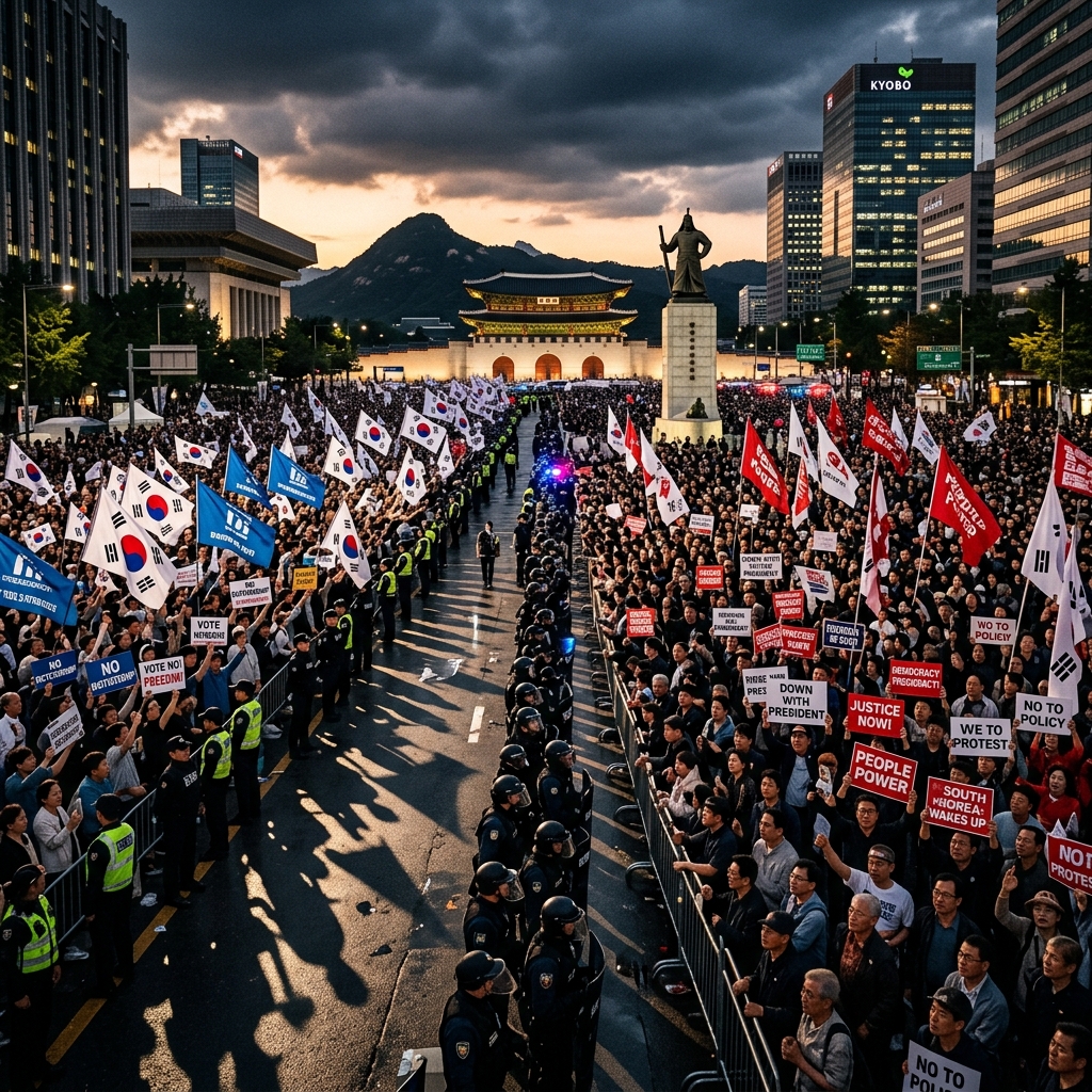 탄핵 1주년 집회