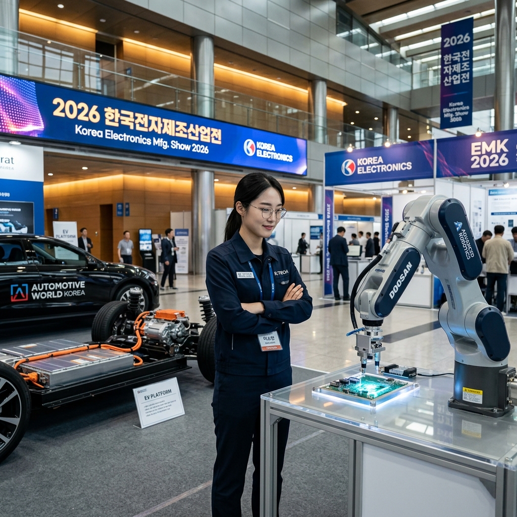 2026 한국전자제조산업전·오토모티브월드코리아 개막... K-제조의 미래 청사진 제시