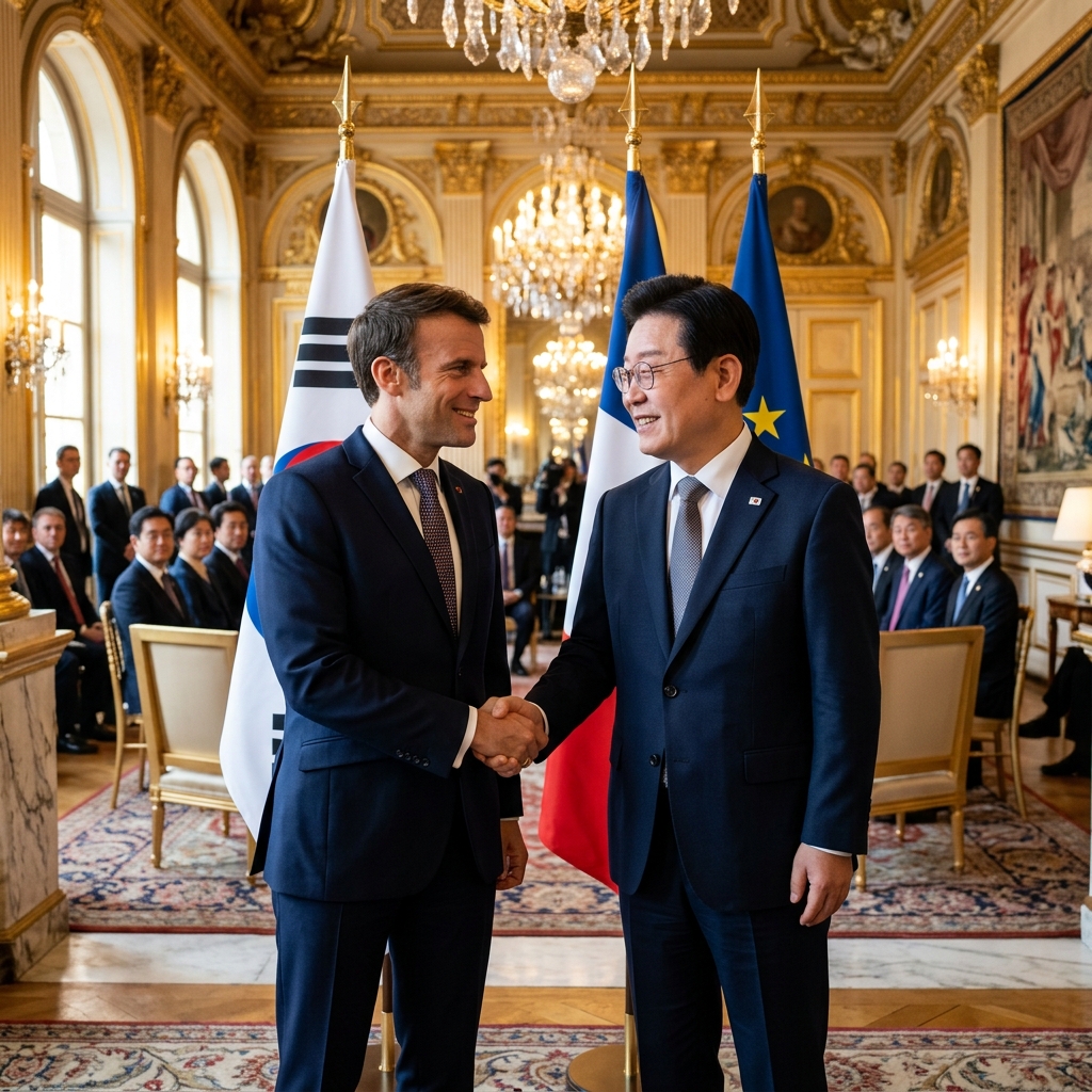 이재명 대통령, 한-프랑스 정상회담, 글로벌 전략적 동반자, 경제 안보, 원자력 협력