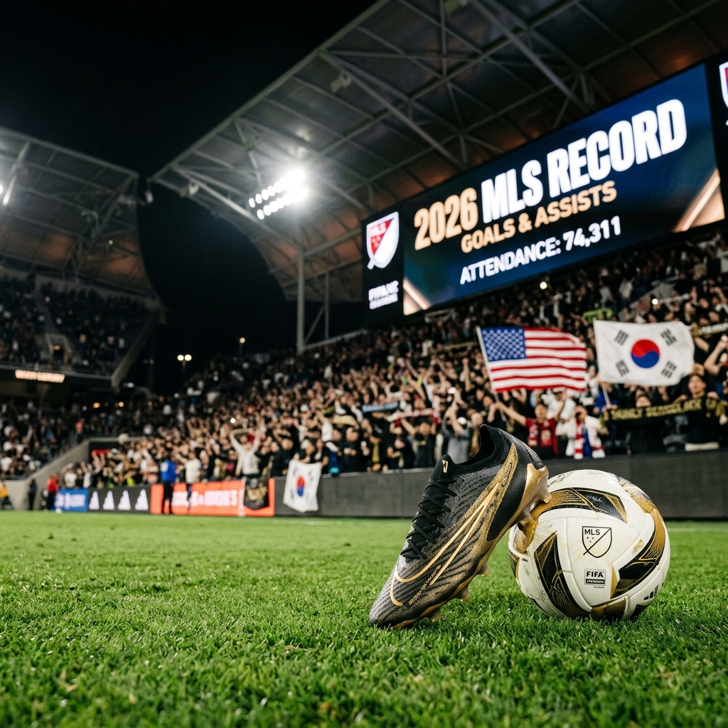 미국 뒤흔든 '쏘니'의 마법... 손흥민, MLS 역대 단일 시즌 최다 공격포인트 신기록 달성