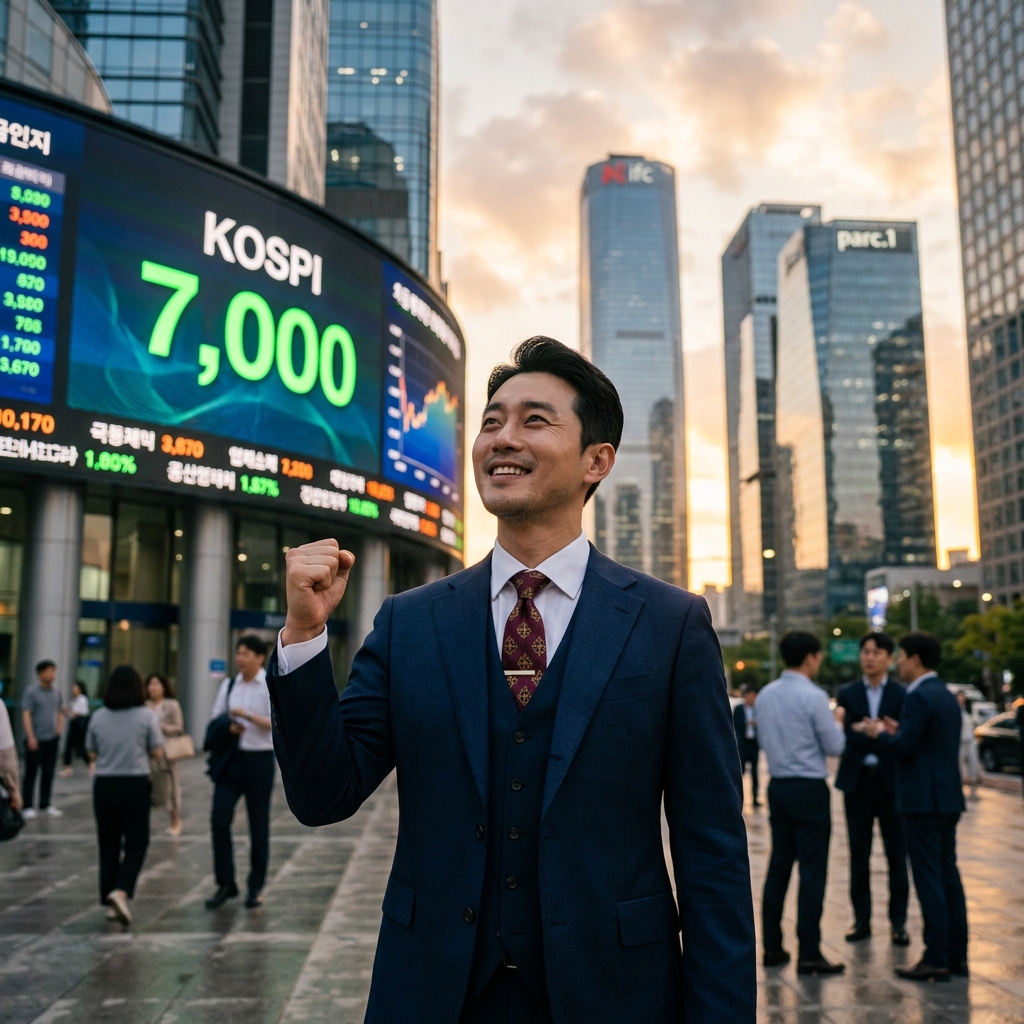 코스피 7,000포인트 시대 개막: 반도체와 AI가 이끄는 대한민국 증시의 역사적 질주 분석