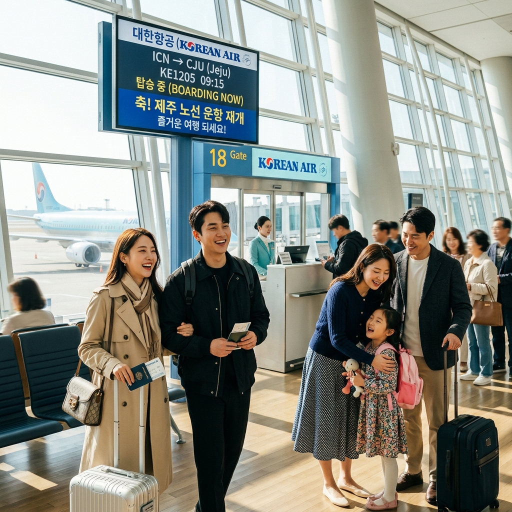 인천-제주 하늘길 10년 만의 재개: 직항 노선 부활이 가져올 여행의 패러다임 변화와 지역 경제 활성화